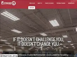 Sites similar to fitness19.com