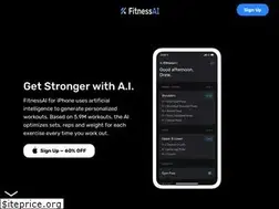 Sites similar to fitnessai.com