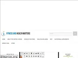 Sites similar to fitnessandhealthmatters.com