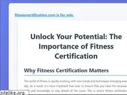 Sites similar to fitnesscertification.com