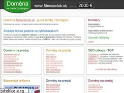 Sites similar to fitnessclub.sk