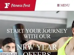 Sites similar to fitnessfirst.net.in