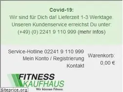 Sites similar to fitnesskaufhaus.de
