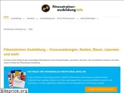 Sites similar to fitnesstrainer-ausbildung.info