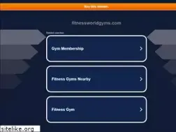 Sites similar to fitnessworldgyms.com