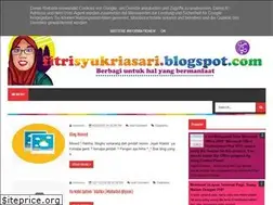 Sites similar to fitrisyukriasari.blogspot.com