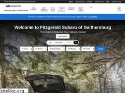 Sites similar to fitzgeraldsubarugaithersburg.com