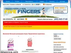 Sites similar to five-fingers.ru