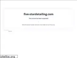 Sites similar to five-stardetailing.com