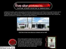 Sites similar to five-starprintwear.com