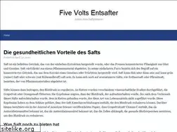 Sites similar to five-volts.de