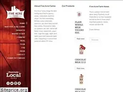Sites similar to fiveacrefarms.com