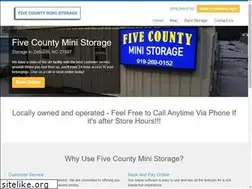 Sites similar to fivecountyministorage.com