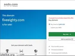 Sites similar to fiveeighty.com
