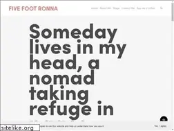 Sites similar to fivefootronna.com