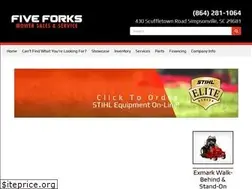 Sites similar to fiveforksmower.com