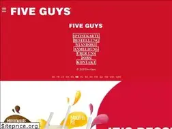 Sites similar to fiveguys.de