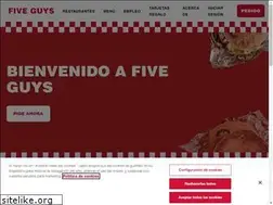 Sites similar to fiveguys.es