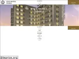 Sites similar to fivehotel-osaka.com