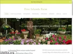 Sites similar to fiveislandsfarm.com