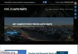 Sites similar to fivejsauto.com