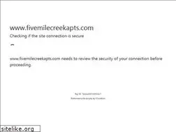Sites similar to fivemilecreekapts.com