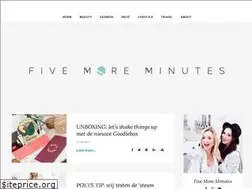Sites similar to fivemoreminutes.be