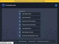 Sites similar to fiveonline.info