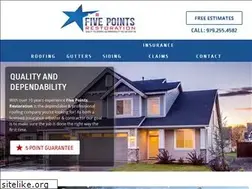 Sites similar to fivepointsrestoration.com