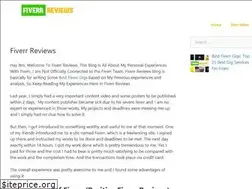 Sites similar to fiverrreviews.org