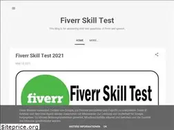 Sites similar to fiverrskilltest2021.blogspot.com
