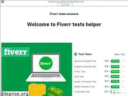 Sites similar to fiverrtestsanswers.wordpress.com