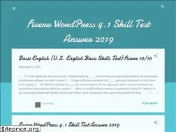 Sites similar to fiverrwordpresstest.blogspot.com