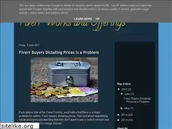 Sites similar to fiverrworksandofferings.blogspot.com