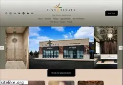 Sites similar to fivesensesspaandsalon.com