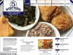 Sites similar to fivesistersbluescafe.com