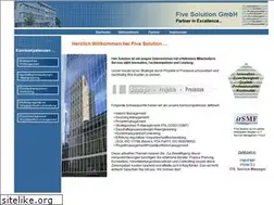 Sites similar to fivesolution.de
