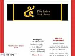 Sites similar to fivespices.ch