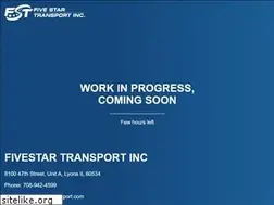 Sites similar to fivestar-transport.com