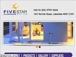 Sites similar to fivestaraluminium.com.au