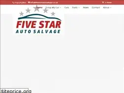 Sites similar to fivestarautosalvage.co.uk