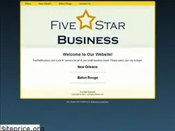 Sites similar to fivestarbusiness.com
