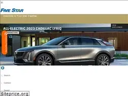 Sites similar to fivestarcadillac.com