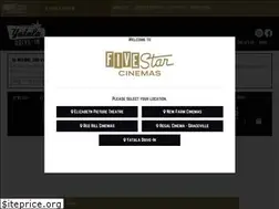 Sites similar to fivestarcinemas.com.au