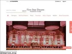 Sites similar to fivestardecors.com
