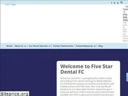 Sites similar to fivestardentalfc.com