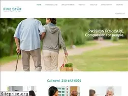 Sites similar to fivestarhomehealth.com