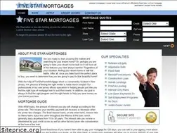 Sites similar to fivestarhomemortgages.com