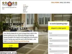Sites similar to fivestarplumbingandheating.com
