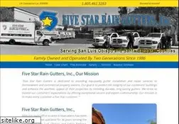Sites similar to fivestarraingutters.com